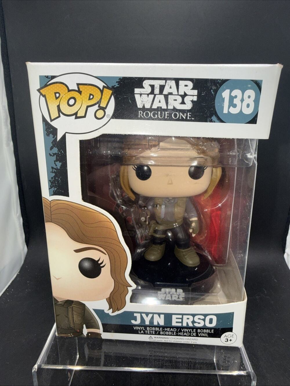 Jyn Erso Star Wars Rogue One Funko Pop! Vinyl Figure #138. New in box.